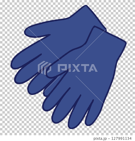 簡單的手套插畫 127991134