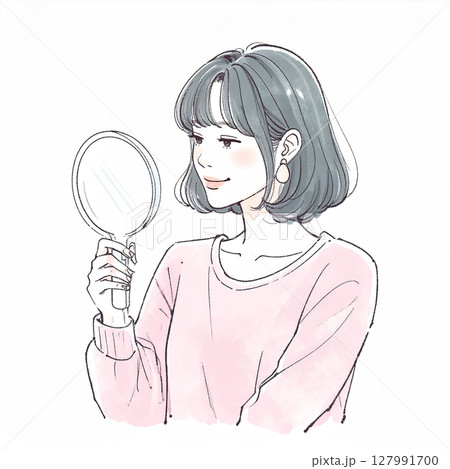 女性・女の子のイラスト素材 女性・女の子のイラスト素材 127991700