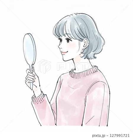 女性・女の子のイラスト素材 女性・女の子のイラスト素材 127991721