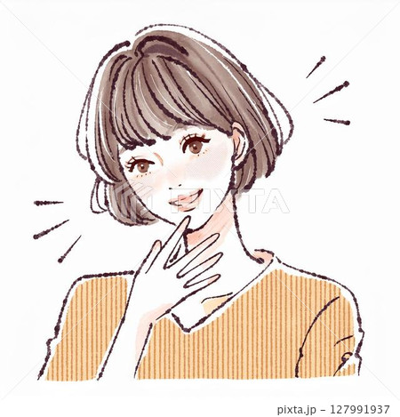 女性・女の子のイラスト素材 127991937