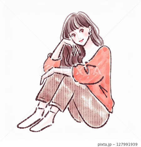 女性・女の子のイラスト素材 127991939