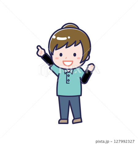 児童支援員/ななめ/女性 05 児童支援員/ななめ/女性 05 127992327