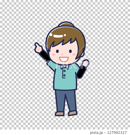 児童支援員/ななめ/女性 05 児童支援員/ななめ/女性 05 127992327