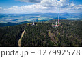 Vysilac Klet. Tower in hill near Cesky Krumlov. Czech Republic 127992578