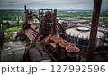 Dolni Vitkovice drone footage. DOV. Industrial Complex in Ostrava. Czechia. 127992596