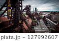 Dolni Vitkovice drone take. DOV. Industrial Complex in Ostrava. Czech Republic. 127992607