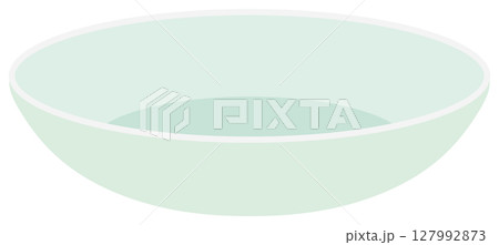 深皿 単体 食器 ベクター素材 127992873