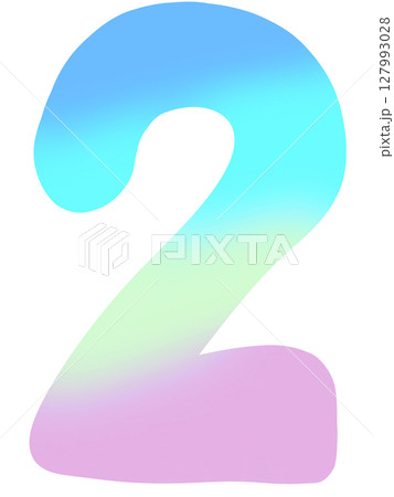 drawing number zero to nine in colorful design 127993028