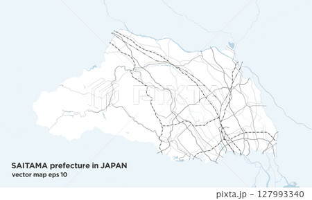 日本の埼玉県のシンプルなロードマップ 127993340
