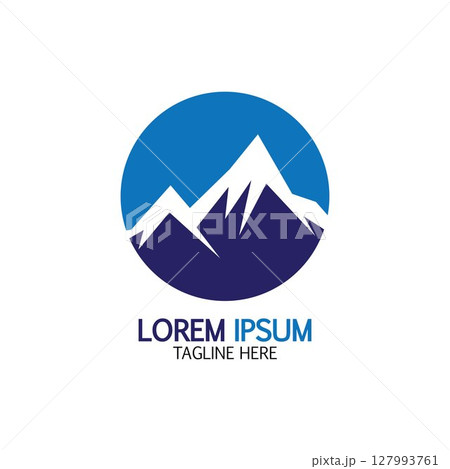 Mountain icon Logo 127993761