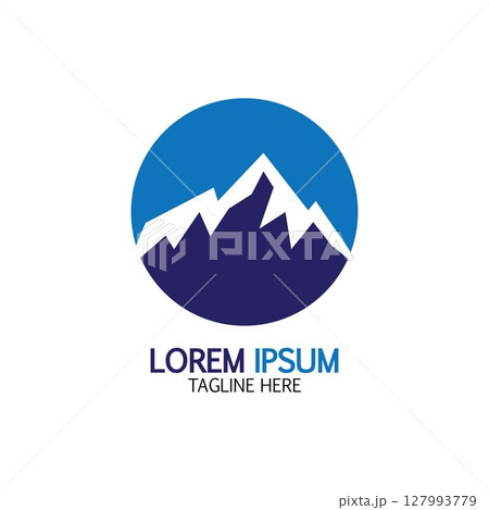 Mountain icon Logo 127993779