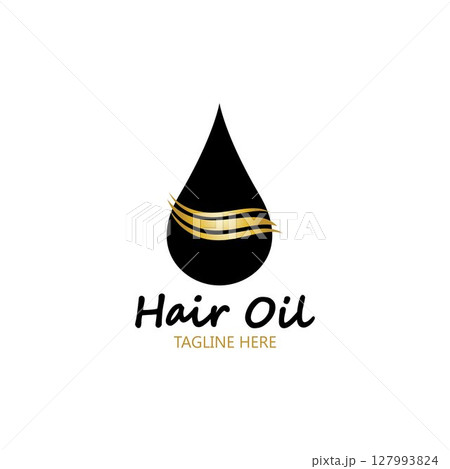 hair oil essential logo with drop oil and hair logo symbol-vector hair oil essential logo with drop oil and hair logo symbol-vector 127993824