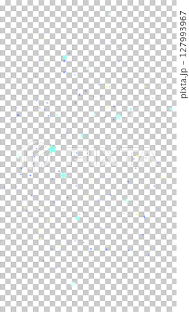 Transparent background, vertically long, cute illustration material with stars and glitter scattered all over Transparent background, vertically long, cute illustration material with stars and glitter scattered all over 127993967