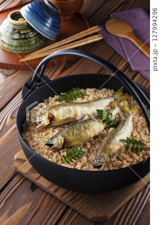 鮎めし 鮎めし 127994296