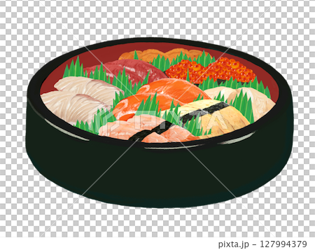 Sushi barrel (black barrel) with balance 127994379