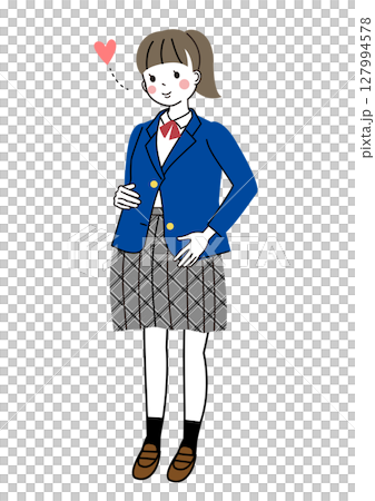 出産を楽しみにしている妊娠中の女子高校生 127994578