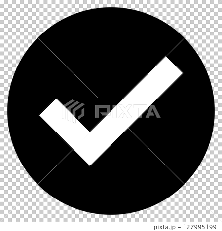 簡單的複選標記、圓形、向量資料、傳單、網頁、影片素材、單色 簡單的複選標記、圓形、向量資料、傳單、網頁、影片素材、單色 127995199