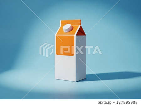 white plastic box with a bottle 127995988