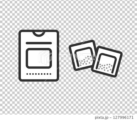 藥袋、藥粉、口服藥、口服藥的插圖 127996171