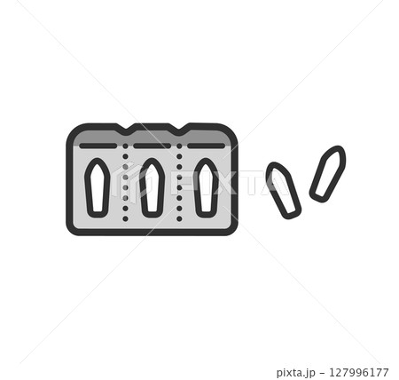 座薬　坐剤のイラスト 127996177