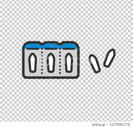 座薬　坐剤のイラスト 127996178