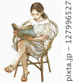 読書をする女性 127996527
