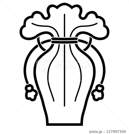 家紋です。陰瓶子と言います。 家紋です。陰瓶子と言います。 127997309