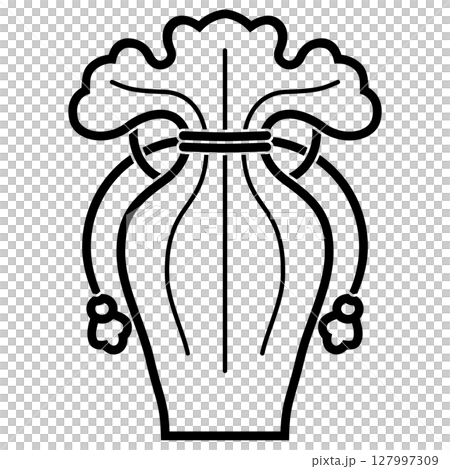 家紋です。陰瓶子と言います。 家紋です。陰瓶子と言います。 127997309