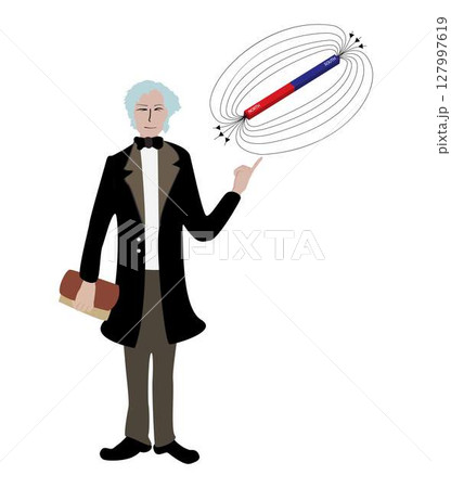 illustration of physics, Michael Faraday discovered electromagnetic induction, Inventor of the Electric Motor, Discovering Electromagnetic Induction 127997619
