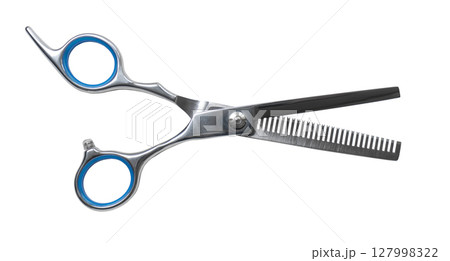 hairdressing scissors close-up hairdressing scissors close-up 127998322