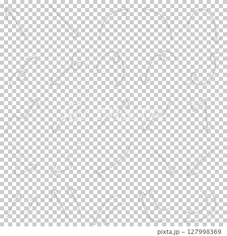 輝く手描きの透明背景矢印アイコンセット 輝く手描きの透明背景矢印アイコンセット 127998369