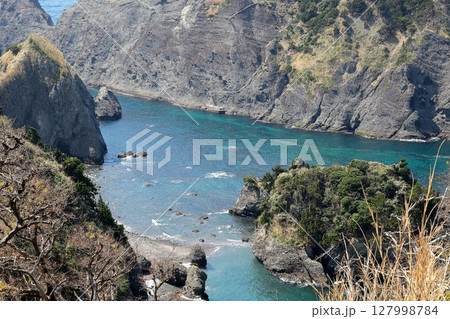 伊豆半島　奥石廊　あいあい岬　ヒリゾ浜 127998784