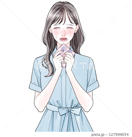 20代女性(清楚系)_号泣 20代女性(清楚系)_号泣 127999054