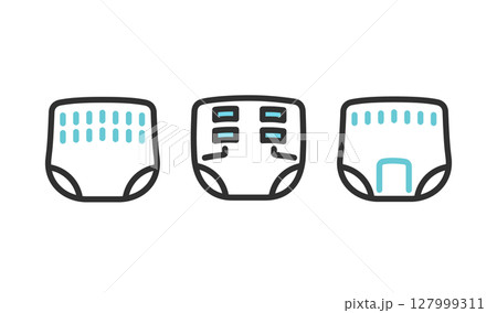 介護用品 介護 おむつのイラスト 介護用品 介護 おむつのイラスト 127999311