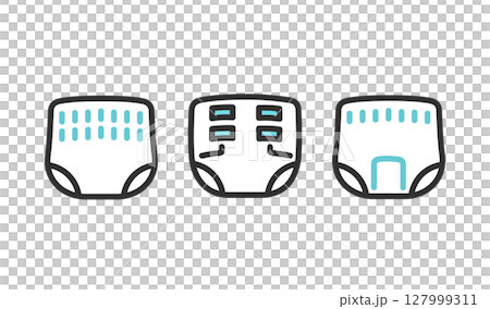 護理用品、護理、尿布插圖 護理用品、護理、尿布插圖 127999311