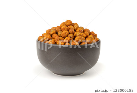 Roasted chickpeas, leblebi pile, spicy fried chana, crispy chick peas with mint and spices, east snack Roasted chickpeas, leblebi pile, spicy fried chana, crispy chick peas with mint and spices, east snack 128000188