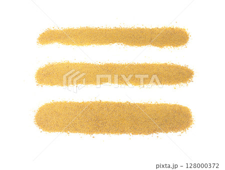 Ground fenugreek seeds, milled dry trigonella powder, spicy methi dana pounded grains 128000372