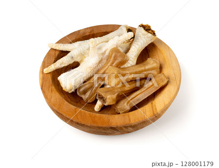 Rawhide bones, collagen dog chew food, pressed dry kibble, natural long-lasting canine treats Rawhide bones, collagen dog chew food, pressed dry kibble, natural long-lasting canine treats 128001179