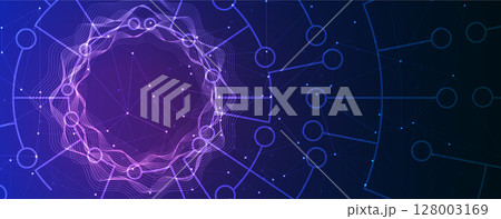 Abstract circuit new technology concept digital information background 128003169