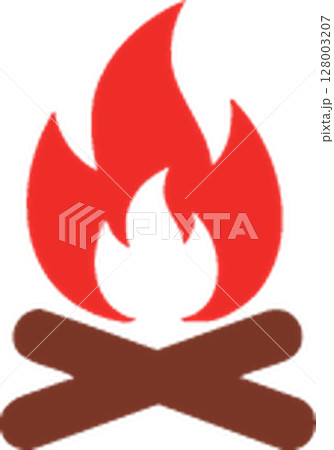 fire design over white background vector illustration 128003207