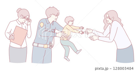 The Process of Child Custody Exchange That Involves Parents and Relevant Authorities Involved 128003484