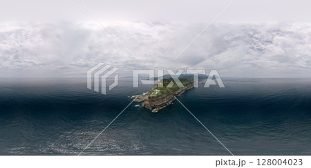 空撮 鳥瞰図 台湾 128004023