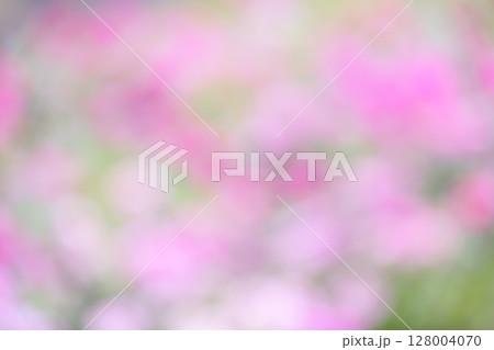 ピンク系 アウトフォーカス ピンボケ 玉ボケ 単色 合成素材 128004070