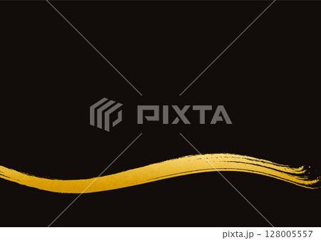 シンプルな線のライン素材2 128005557