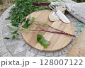 芋づる、苗、サツマイモの苗、植え付け、初夏、 128007122