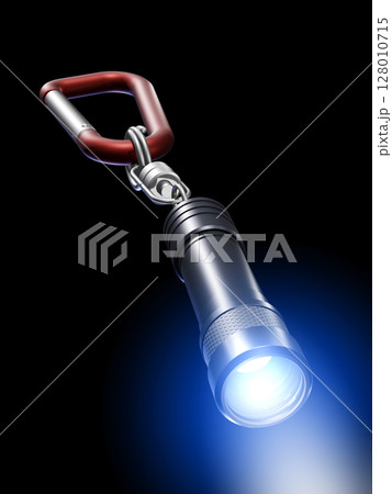 ミニライト 懐中電灯 LEDライト Mini flash light 黒バック ミニライト 懐中電灯 LEDライト Mini flash light 黒バック 128010715