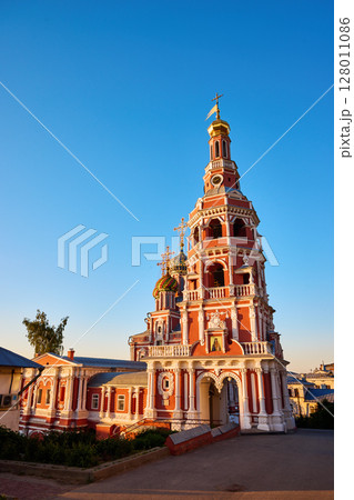 Stroganov Church at Evening in Nizhny Novgorod Stroganov Church at Evening in Nizhny Novgorod 128011086