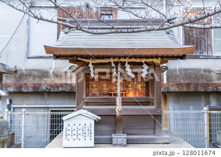 学業や金運の御利益をもたらす打出天神社（天満宮）摂末社　五社神社　芦屋市春日町 128011674