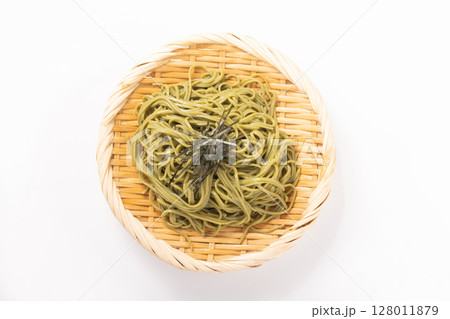 茶蕎麦(抹茶)ざる蕎麦 茶蕎麦(抹茶)ざる蕎麦 128011879