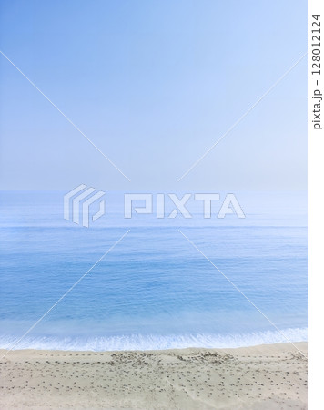 空撮「青森県」初夏の大須賀海岸の風景 種差海岸 空撮「青森県」初夏の大須賀海岸の風景 種差海岸 128012124